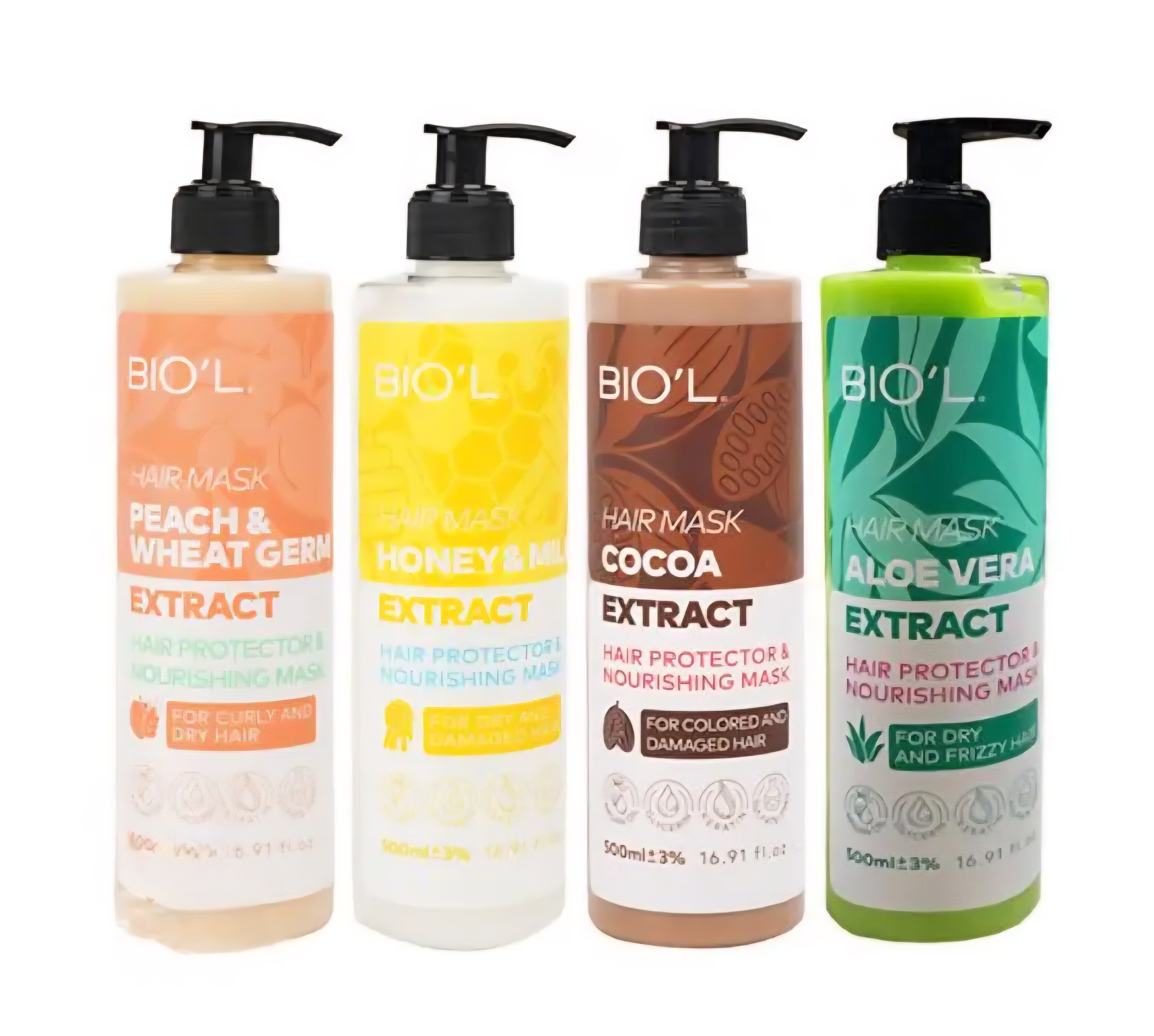 ماسک موی پمپی داخل حمام بیول