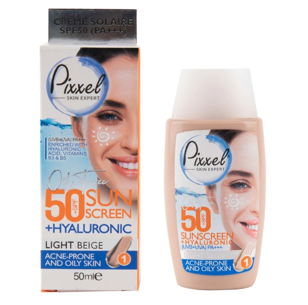 ضدآفتاب رنگی و بی‌رنگ پیکسل PA+++ (UVB+UVA)